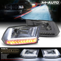 Chrome Smoke LED Headlight Lamp for Ram 1500-3500