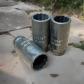 3pc 1/2-Drive Deep Axle Impact Socket Set SAE 1-1/4” to 1-5/16”