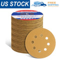 WORKPRO 150pc Sanding Discs Set 5" 8 Holes Assorted Grits by WORKPRO