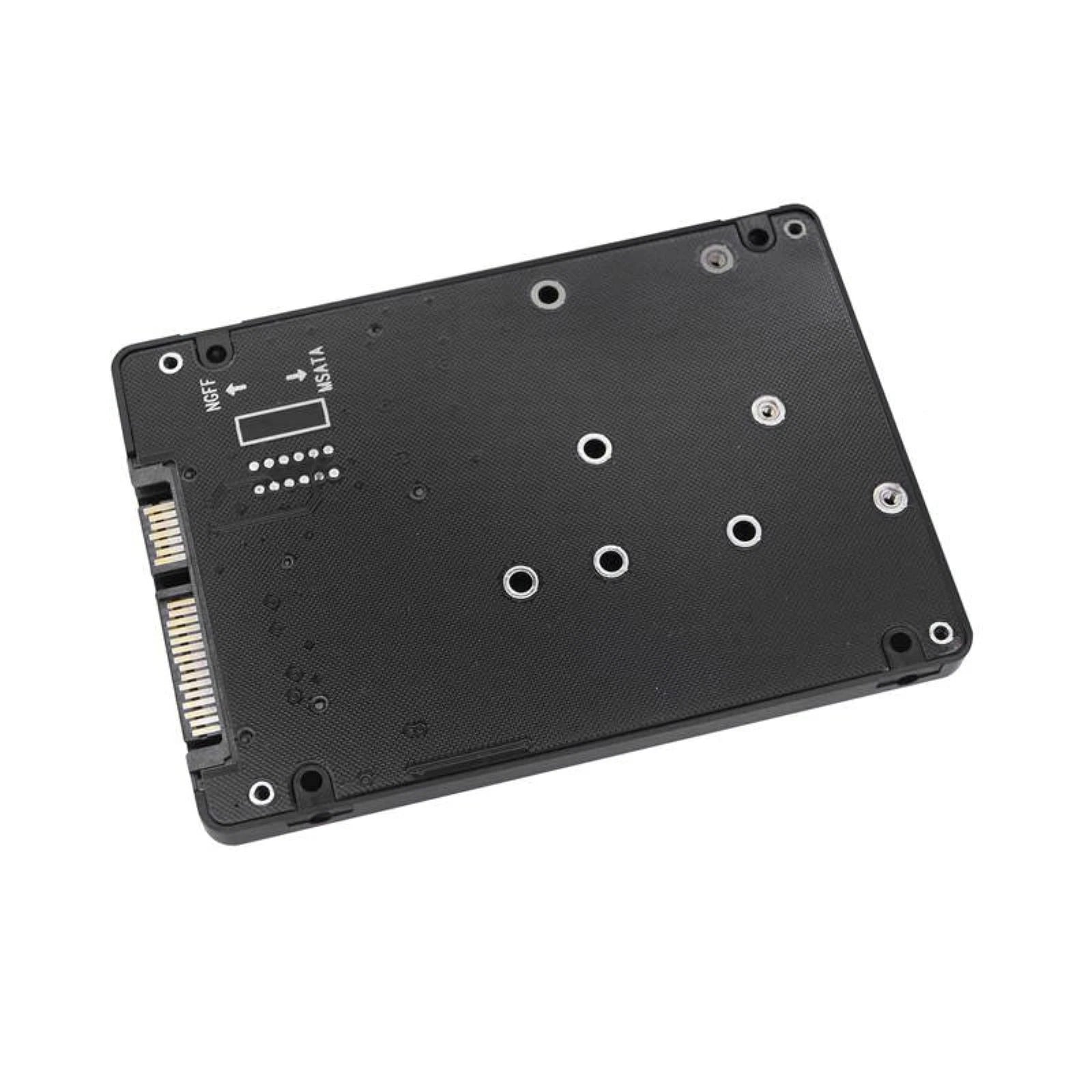 Msata/m.2 Ngff To Sata Iii Adapter 2 In 1 Converter For Convenient
