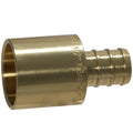1 Pack XFITTING 1/2" Pex X 3/4" Male Sweat Adapter , Le