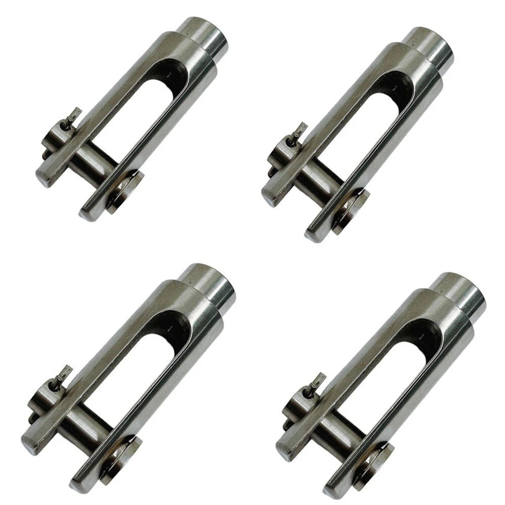 Stainless Steel T316 5/16"-18 Right Handed Threaded Yoke End 800 Lbs