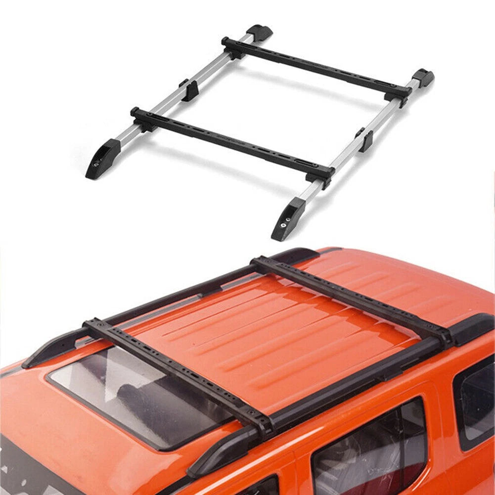Adjustable Aluminum Alloy Roof Luggage Rack For 1/10 Rc Crawler Car