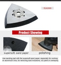 90mm Pu Quick Change Triangular Hook Loop Sanding Pad Multi Sand