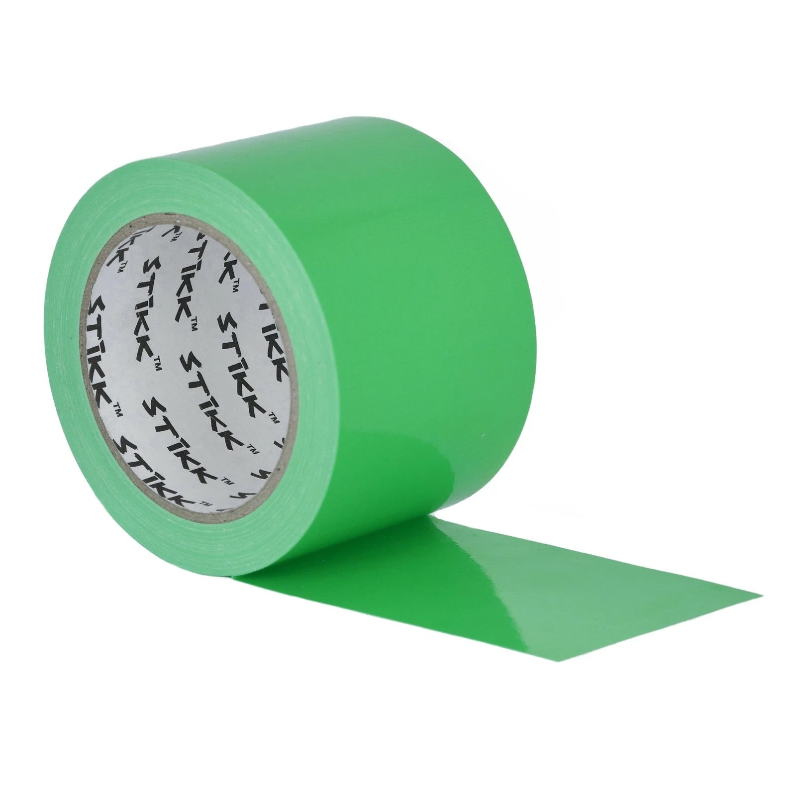 3" X 25 Yd 7.5 Mil Bright Green Duct Tape Pe Coated Weather Resistant