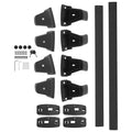 Black Aluminum Roof Cross Bars for Kia Soul 2020-2025 Fixed Points 45KG