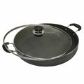 Aluminum 10" Low Pot Cookware Deep Cooking Non Stick Coating 4 Quarts