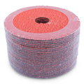 50 Pack - 5" Ceramic Resin Fiber Disc 36 Grit 5 Inch Grinding &