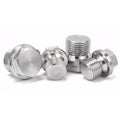 Flanged Hex Head Hydraulic Blanking Plug DIN910 1/8" to 2"