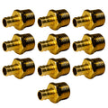 XFITTING 1/2" Pex B Male Adapter 10 Pack