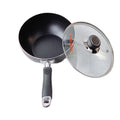 Nonstick Coating Deep Frying Pan Saute Pan With Lid, 11" Fry Pan,