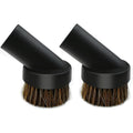Black Round Dust Brush 1.25'' Vacuum Hose Horse Hair For Most Vacuums