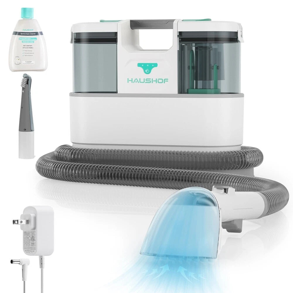 Haushof Cordless Carpet Upholstery Cleaner Deep Cleaner Machine