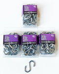 80 Kingchain 3/16" Zinc Plated S Hooks