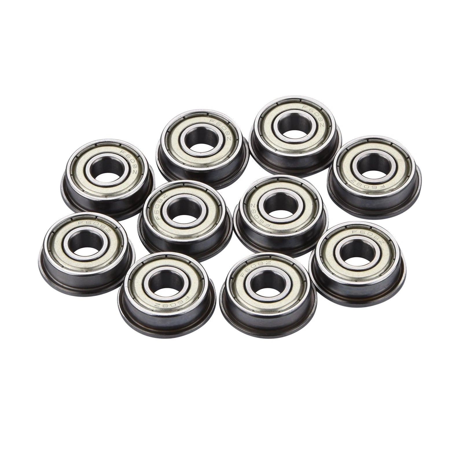 Metric Flanged Bearing F608zz Replacement 8*22*7 Mm Flange Ball