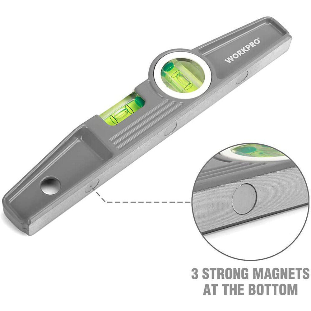WORKPRO 3-Piece Spirit Level Set 16" 24" 9" by WORKPRO