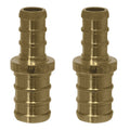 XFITTING 1/2" x 3/8" PEX B Reducing Coupling 2 Pack