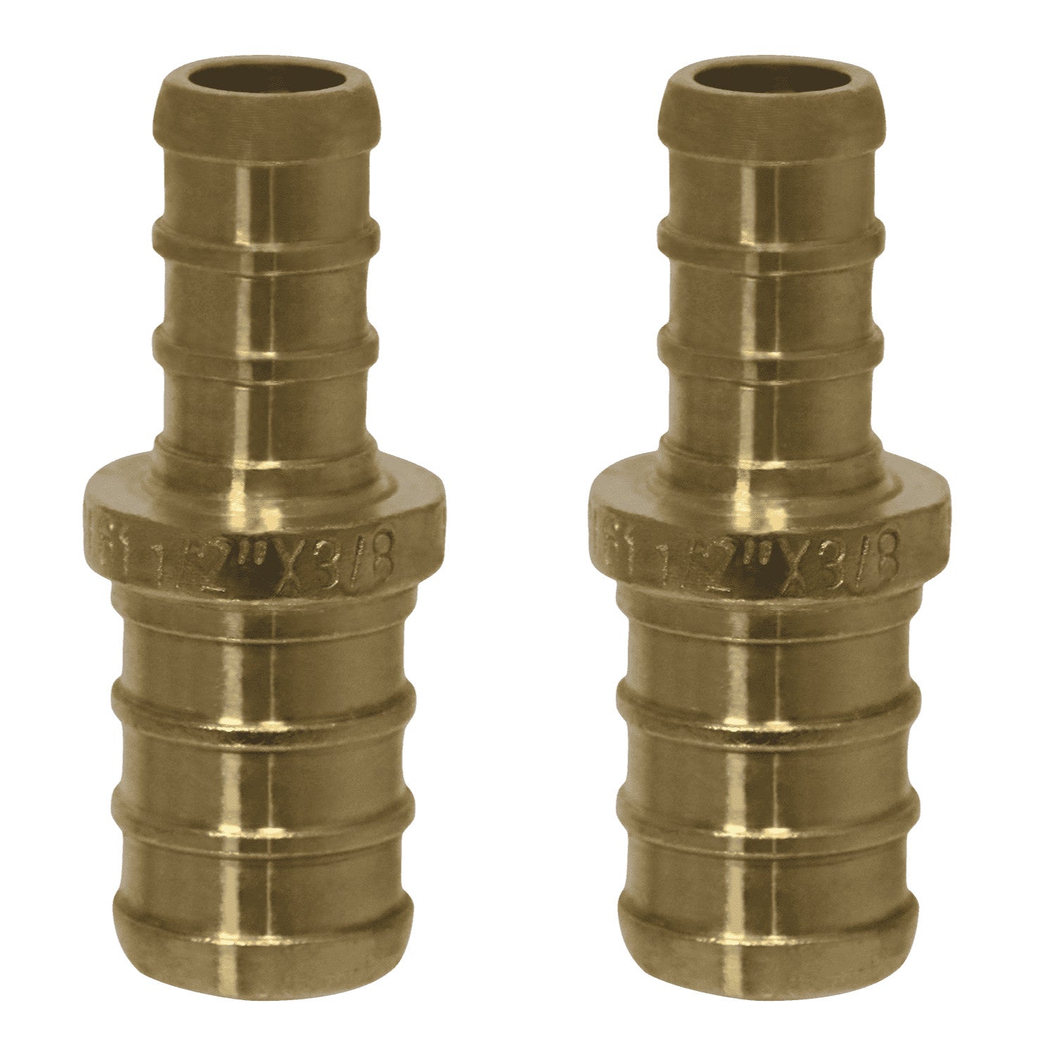 XFITTING 1/2" x 3/8" PEX B Reducing Coupling 2 Pack