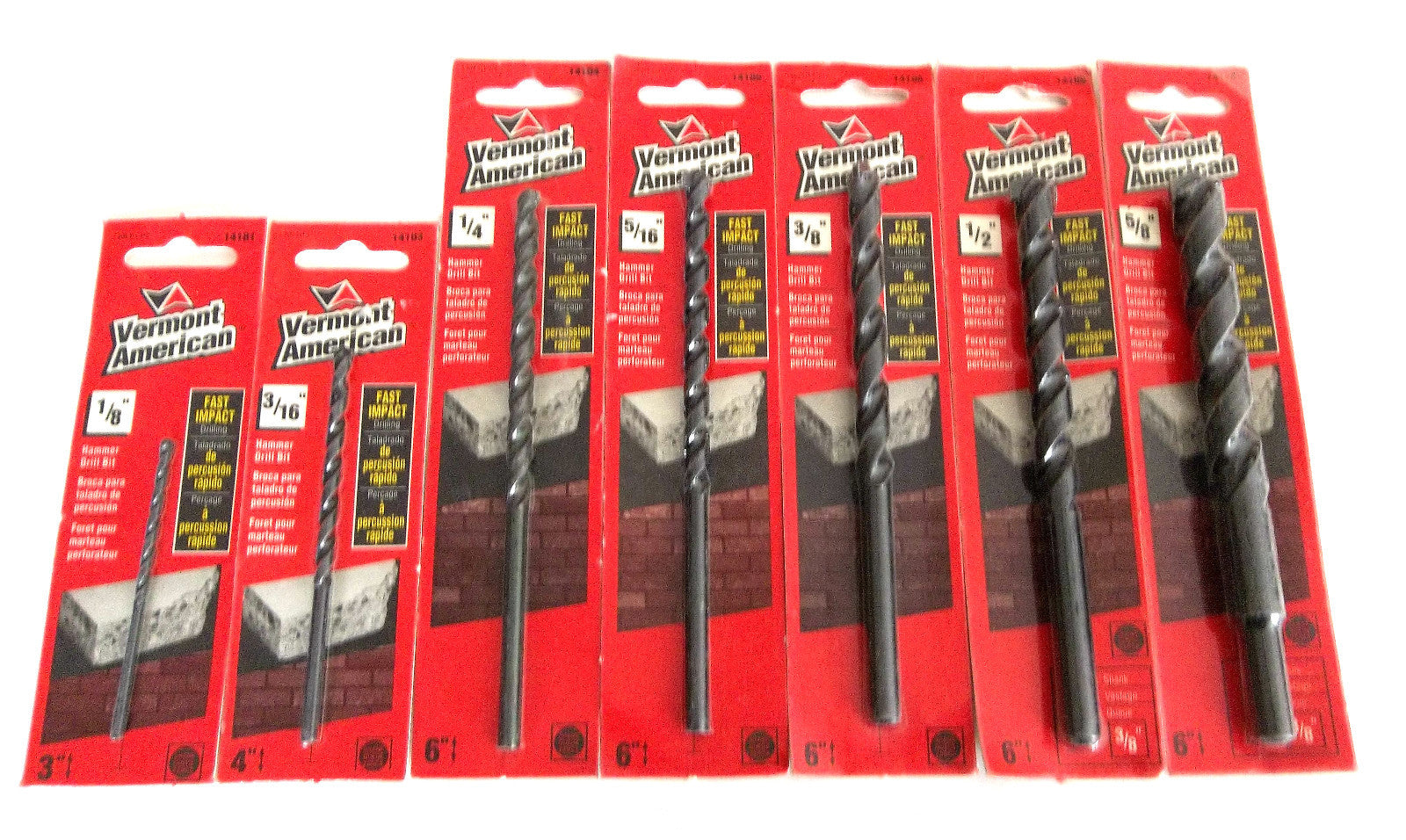 Bosch 3" 6" Carbide Tipped Drill Bit Set