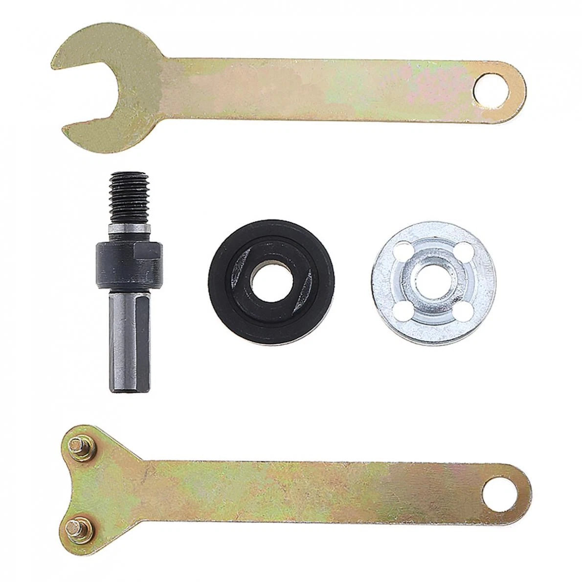Angle Spanner With 2 Pack Outer Lock Flange Nut Lock Nut Wrench Kit