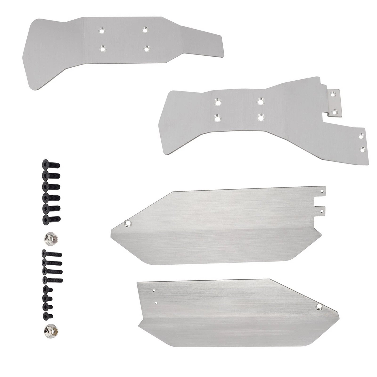 Stainless Steel Chassis Armor Skid Plate For Traxxas Slash 4x4 727