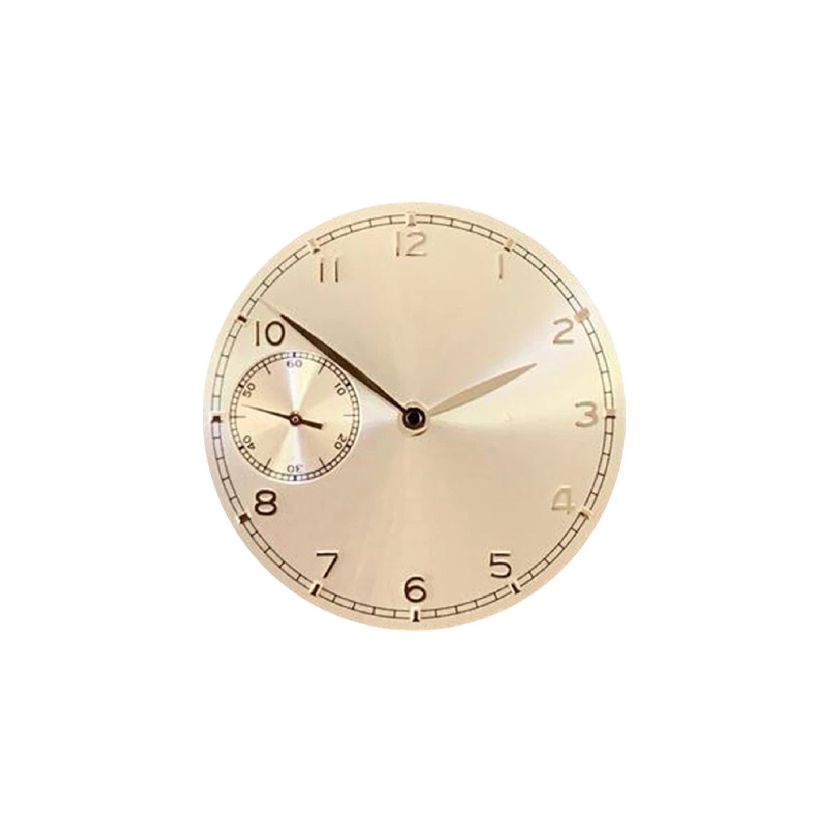 White+silver 37mm Watch Dial Thin With Hands For Eta 6497 St3600