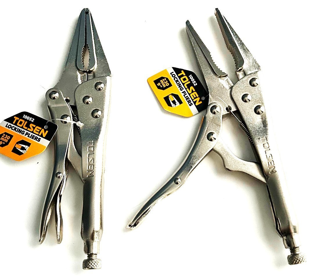 Tolsen 9" Long Needle Nose Locking Vise Pliers