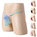 Men See Through Mesh Breathable Underwear Pouch Thong G String