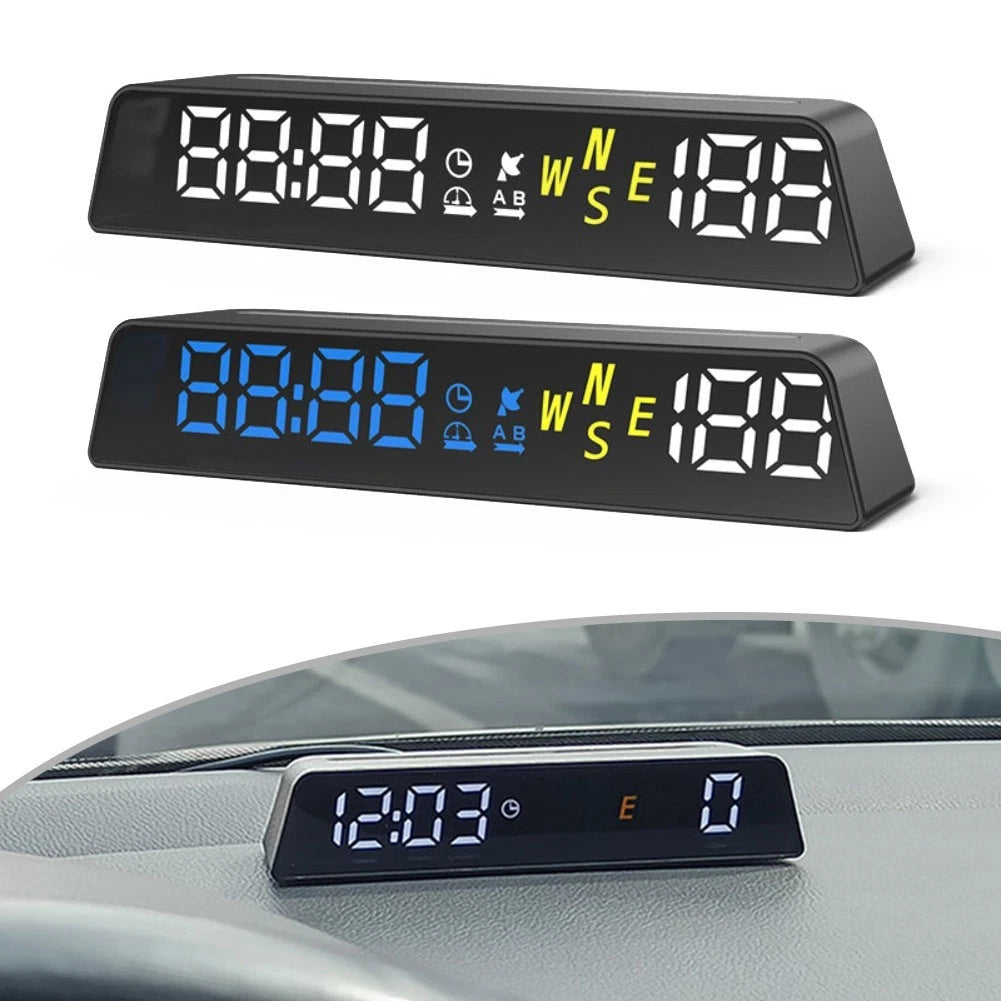 Digital Speedometer Head Up Display For Vehicle Mph Altitude