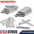 WORKPRO Heavy Duty T50 Staples Brad Nails Combo Kit 1/2" 3/8" 9/16"