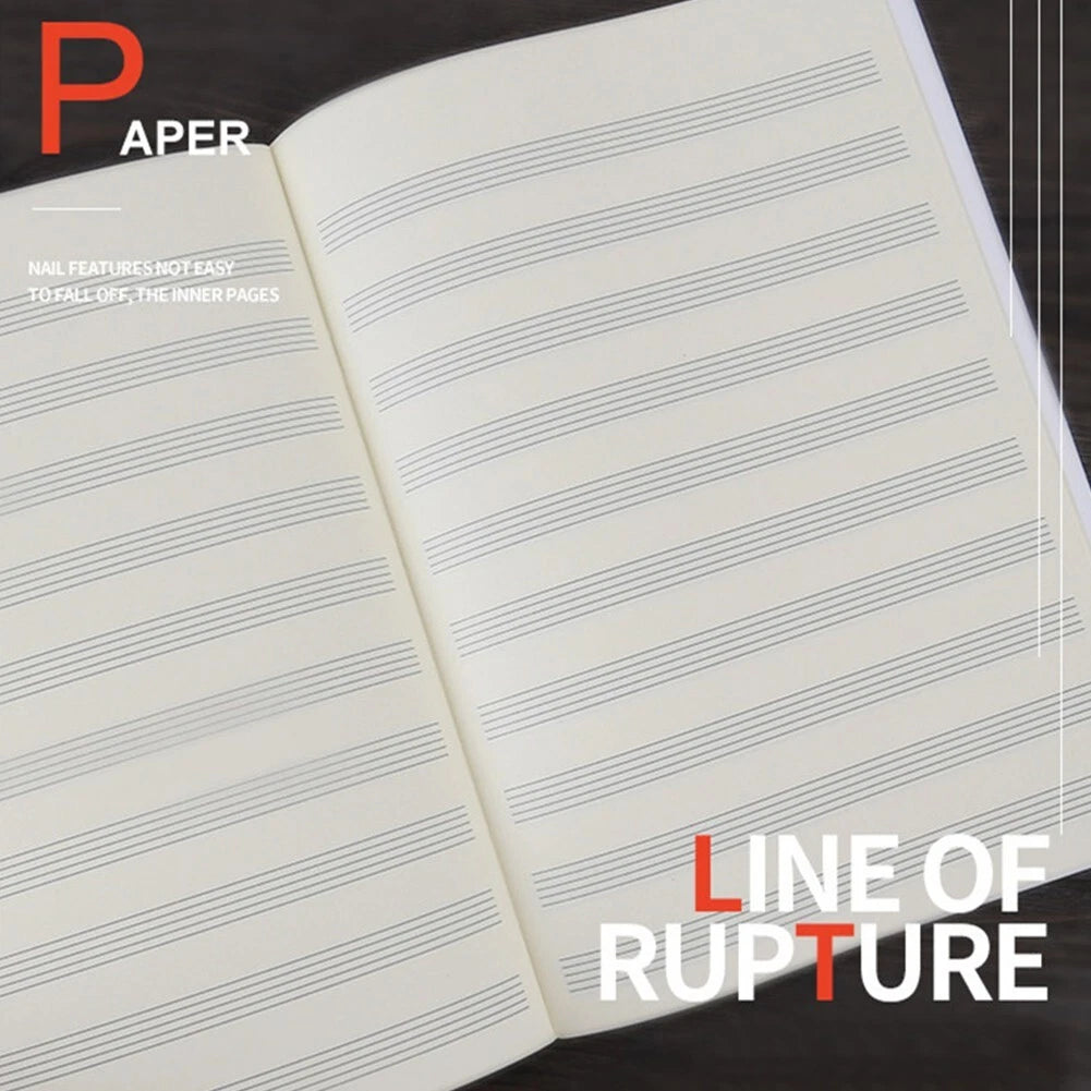 Music Notebook Blank Music Notebook Staff Writing Paper 16 Sheets