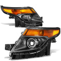 Fit 2011-2015 Ford Explorer Black Housing Amber | Built Supply Co