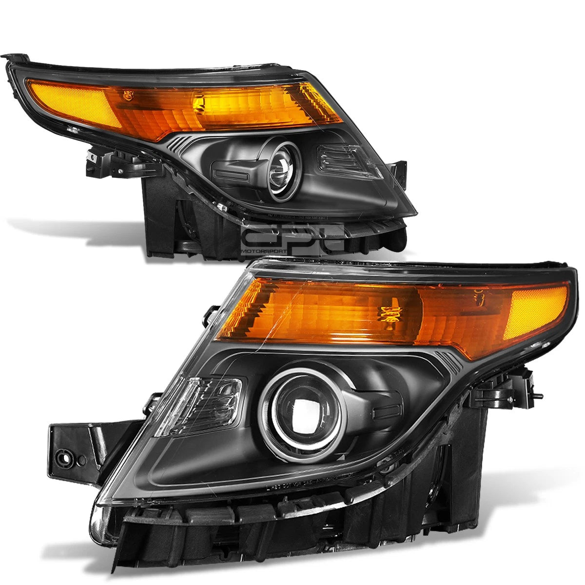 Fit 2011-2015 Ford Explorer Black Housing Amber | Built Supply Co