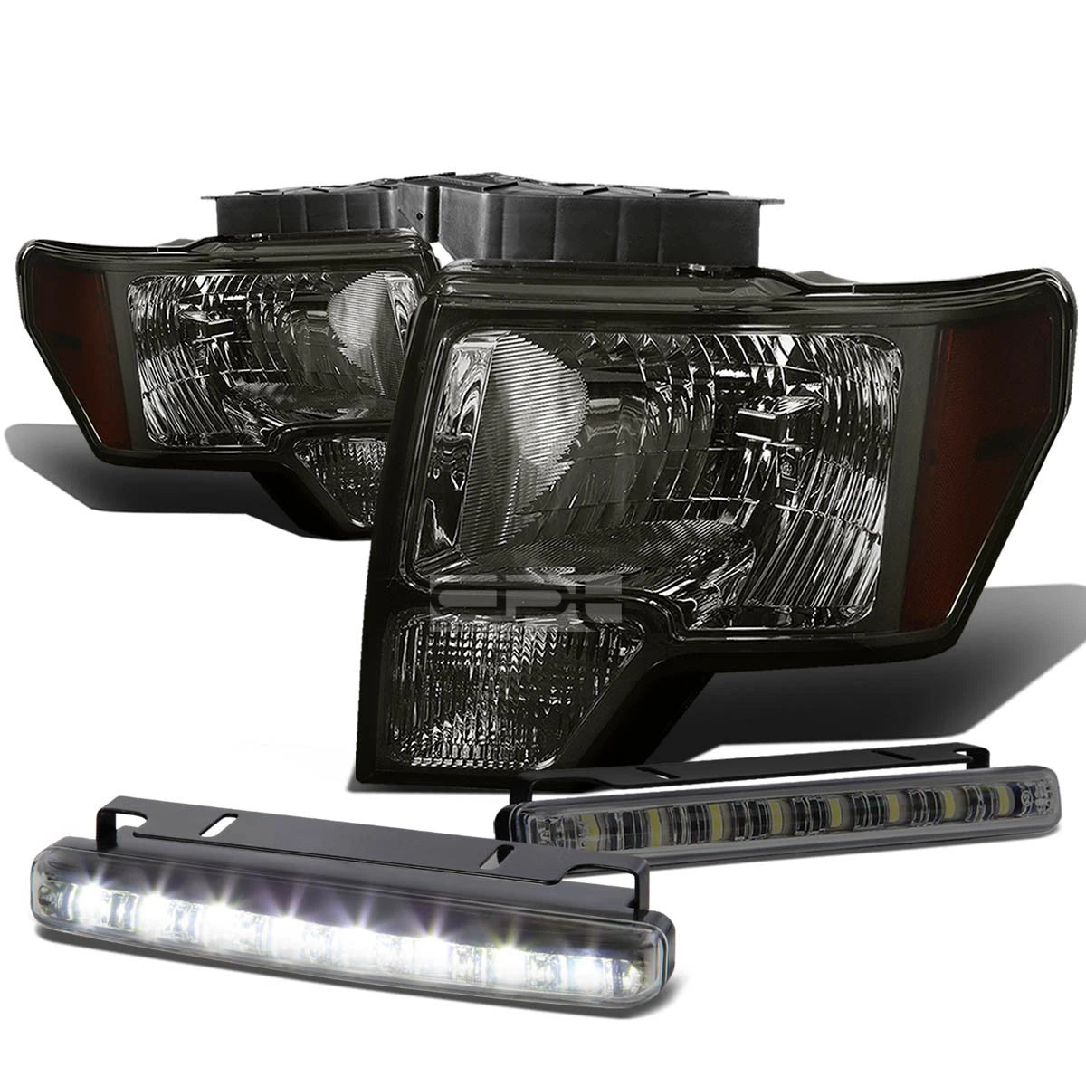 Smoked Housing Head+amber Bumper Corner+LED Fog | Built Supply Co