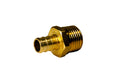 XFITTING 1 Pack 1/2" PEX B Male Adapter - Lead Free Brass