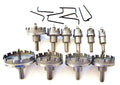 10pc K&W Carbide Hole Cutter Set