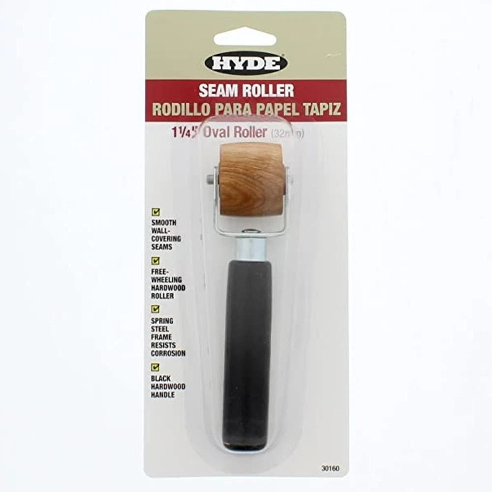 Hyde 30160 Oval Hardwood Wallpaper Roller 32mm | Built Supply Co