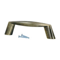 Modern Slanted Style 3" Rustic Brass Kitchen Cabinet Handle Pull