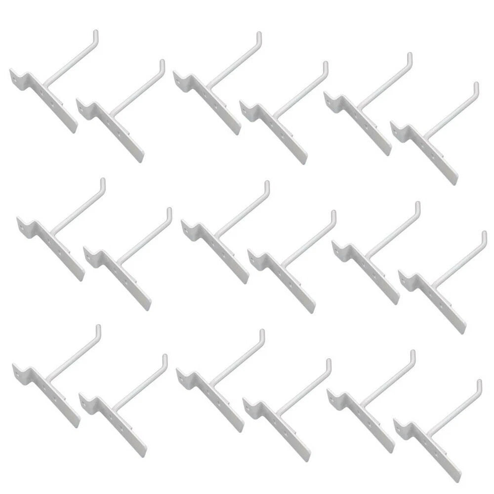 4" Slatwall Hook Panel Display Hooks, 1/4" Thickness Metal,gloss
