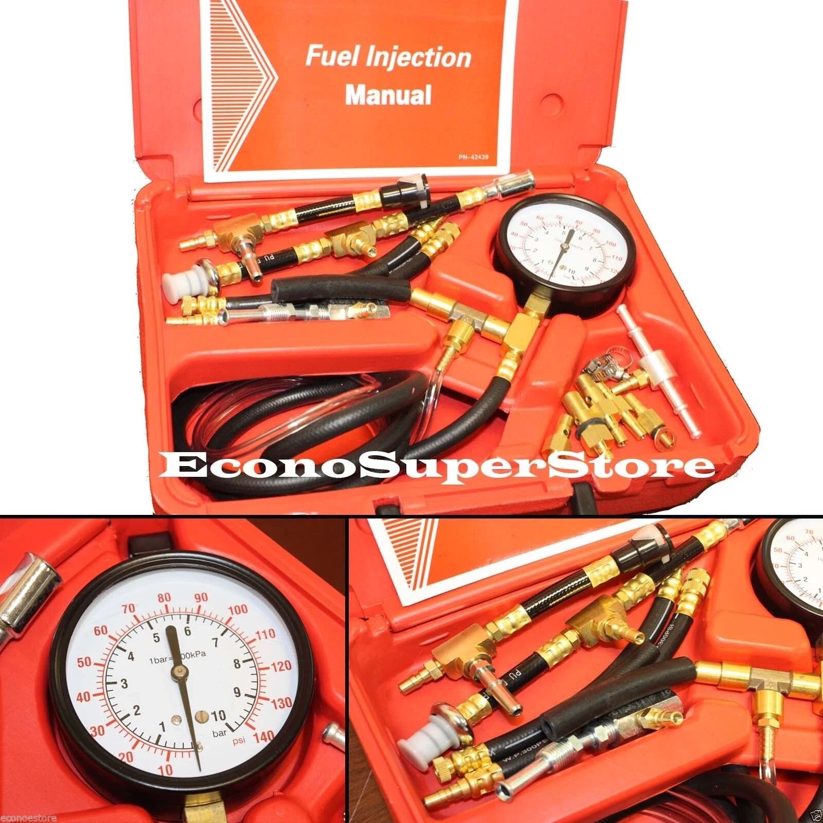 Engine Fuel Injection System Pressure Manometer Tester Diagnostic