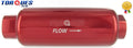 An -12 (an12 Jic -12 Orb-12) Red Anodised Billet Fuel Filter 30 Micron