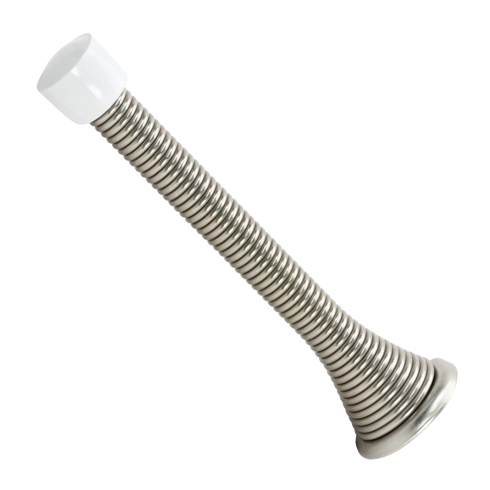 Rok 3-3/4" Flexi Spring Heavy Duty Wall Door Stop Bumper Brushed