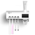 Automatic Toothpaste Squeezer Brush Disinfection Stand Wall
