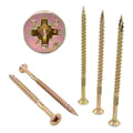 5.0 x 80mm Premium 'Cutter Thread Wood Screws
