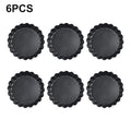 4 Inch Quiche Pans With Removable Bottom, Non-stick, Fluted Sides 6