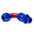 10an 10-an 90 Degree Oil/fuel/gas Fluid Line Hose Aluminum Swivel End
