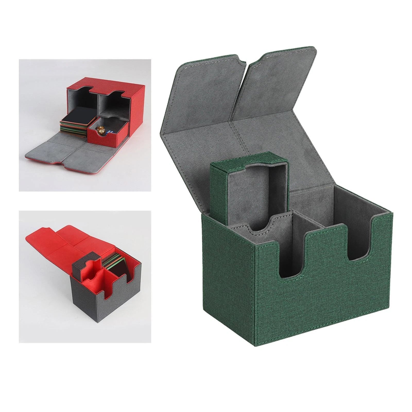 160+ Sleeved Game Cards Deck Storage Box Protective Container Case