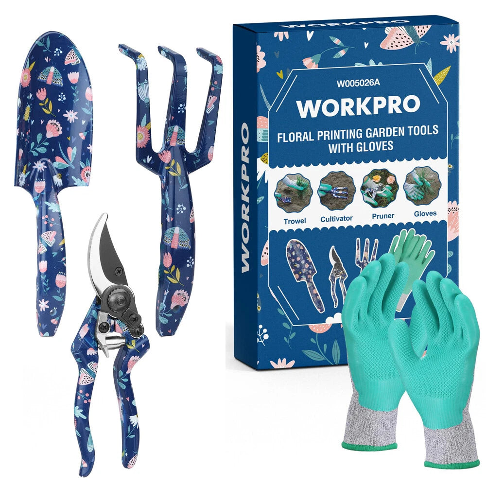 Workpro Aluminum Garden Tool Set Heavy Duty | Built Supply Co