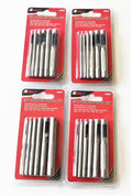 4 SETS 6pc ATE PROFESSIONAL HOLLOW PUNCH SET LEATHER BELT HOLE GASKET MAKEROpens