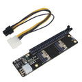 Slimsas 8i X2 To Pcie4.0 X16 Adapter Sff8654 Riser | Built Supply Co